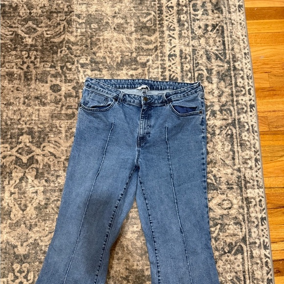 Ophelia roe Stylish Blue Flare Women's Jeans size 18 - Picture 2 of 6